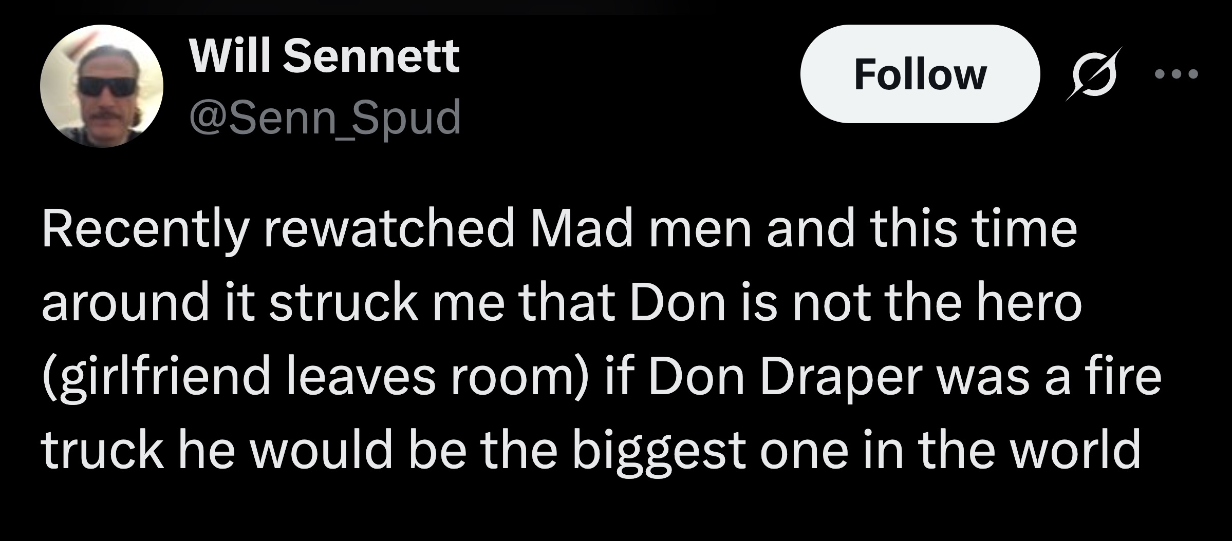 The simply, beautiful male mind